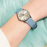 Gucci G Timeless Silver Dial Blue Leather Strap Watch for Women - YA1265039 Authentic Buy Shop Now