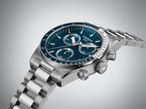 Tissot PR516 Chronograph Blue Dial Silver Steel Strap Watch for Men - T149.417.11.041.00 Authentic Buy Shop Now
