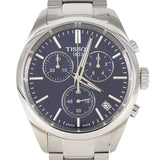 Tissot PR 100 Chronograph Blue Dial Silver Steel Strap Watch for Men - T150.417.11.041.00 Authentic Buy Shop Now