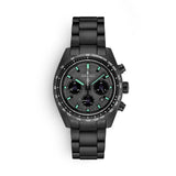 Seiko Prospex Speedtimer The Black Series Limited Edition Black Dial Black Steel Strap Watch for Men - SSC917 Authentic Buy Shop Now