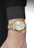Tissot Ballade Quartz Silver Dial Two Tone Steel Strap Watch for Women - T156.210.22.031.00 Authentic Buy Shop Now