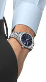 Tissot Ballade Quartz Blue Dial Silver Steel Strap Watch for Men - T156.410.11.041.00 Authentic Buy Shop Now