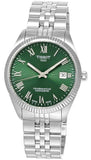 Tissot Ballade Powermatic 80 COSC Green Dial Silver Steel Strap Watch for Men - T156.408.11.093.00 Authentic Buy Shop Now