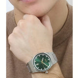 Hugo Boss Candor Green Dial Silver Steel Strap Watch for Men - 1514079 Buy Now By Hugo Boss