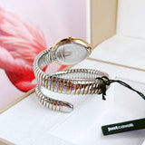 Just Cavalli Serpente Metallica Mother of Pearl Dial Two Tone Steel Strap Watch for Women - JC1L208M0065