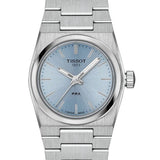 Tissot PRX Quartz Ice Blue Dial Silver Steel Strap Watch for Women - T137.010.11.351.00 Authentic Buy Shop Now