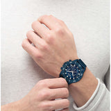 Hugo Boss Admiral Chronograph Blue Dial Blue Nylon Strap Watch for Men - 1513919 Authentic Buy Shop Now