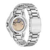Citizen Mechanical Automatic Yellow Dial Silver Steel Strap Watch for Men - NJ0170-83Z Buy Now By Citizen