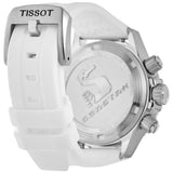 Tissot Seastar 1000 Chronograph Grey Dial White Rubber Strap Watch for Men - T120.217.17.011.00 Authentic Buy Shop Now
