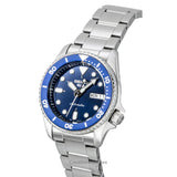 Seiko 5 Sports SKX Street Denim Blue Dial Silver Steel Strap Watch for Men - SRPL77K1 Authentic Buy Shop Now