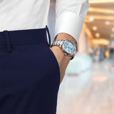 Tissot PR 100 Chronograph Light Blue Dial Silver Steel Strap Watch for Men - T150.417.11.351.00 Authentic Buy Shop Now