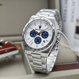 Maserati Velocità Chronograph White Dial Silver Steel Strap Watch for Men - R8873652007 Authentic Buy Shop Now