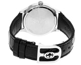 Gucci G Timeless Black Dial Black Leather Strap Watch for Women - YA1265055 Authentic Buy Shop Now