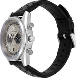 Emporio Armani Racer Chronograph Silver Dial Black Leather Strap Watch for Men - AR11677 Buy Now By Emporio Armani
