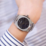 D1 Milano Ultra Thin Black Dial Silver Steel Strap Watch for Women - D1-UTBL05 Authentic Buy Shop Now
