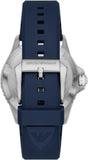 Emporio Armani World Explorer GMT Blue Dial Blue Rubber Strap Watch for Men - AR11592 Buy Now By Emporio Armani