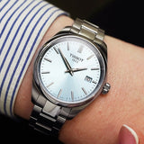 Tissot PR 100 Quartz Silver Dial Silver Steel Strap Watch for Women - T150.210.11.031.00 Authentic Buy Shop Now