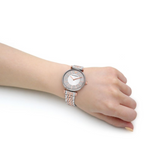 Emporio Armani Gianni T Bar Silver Dial Two Tone Steel Strap Watch for Women - AR11537 Buy Now By Emporio Armani