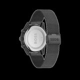 Hugo Boss Skytraveller Chronograph Black Dial Black Mesh Strap Watch for Men - 1514150 Buy Now By Hugo Boss