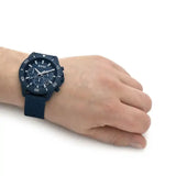 Hugo Boss Admiral Chronograph Blue Dial Blue Nylon Strap Watch for Men - 1513919 Authentic Buy Shop Now