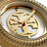 Tory Burch Reva Gold Dial Gold Steel Strap Watch for Women - TBW4011 Buy Now By Tory Burch