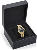Versace V-Code Quartz Black Dial Gold Steel Strap Watch for Women - VE8I00724 Buy Now By Versace