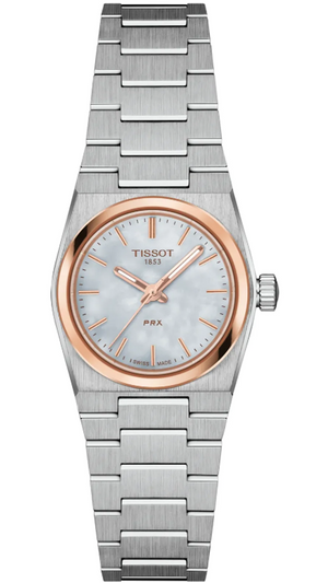 Tissot PRX Mother of Pearl Dial Silver Steel Strap Watch for Women - T137.010.21.111.00 Authentic Buy Shop Now