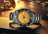 Seiko Prospex The Night of Siam Limited Edition Yellow Dial Silver Steel Strap Watch for Men - SPB487J1 Authentic Buy Shop Now