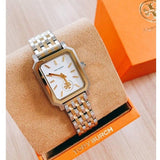 Tory Burch Robinson White Dial Two Tone Steel Strap Watch for Women - TBW1501 Buy Now By Tory Burch