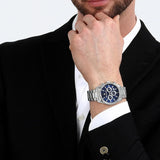 Maserati Attrazione Chronograph Blue Dial Silver Steel Strap Watch for Men - R8853151005 Authentic Buy Shop Now