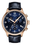 Tissot T-Sport Chrono XL Blue Dial Blue Leather Strap Watch for Men - T116.617.36.042.00 Authentic Buy Shop Now