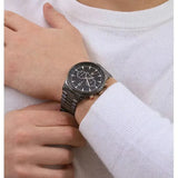 Maserati Tradizione Chronograph Black Dial Black Steel Strap Watch for Men - R8873646001 Authentic Buy Shop Now