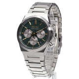 Seiko Sport Conceptual Chronograph Green Dial Silver Steel Strap Watch for Men - SSB461P1 Authentic Buy Shop Now