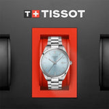 Tissot PR 100 Ice Blue Dial Silver Steel Strap Watch for Men - T150.410.11.351.00 Authentic Buy Shop Now