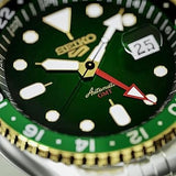 Seiko 5 Sports Forest Green Sunrise Limited Edition Green Dial Silver Steel Strap Watch for Men - SSK050K1 Authentic Buy Shop Now