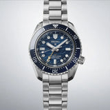 Seiko Prospex 1968 Heritage Divers GMT The Great Wave Limited Edition Blue Dial Silver Steel Strap Watch for Men - SPB509J1 Authentic Buy Shop Now