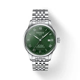 Tissot Le Locle Powermatic 80 Automatic Green Dial Silver Steel Strap Watch for Men - T006.407.11.093.00 Authentic Buy Shop Now