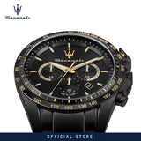 Maserati Traguardo Limited Edition Chronograph Black Dial Black Steel Strap Watch for Men - R8873612051 Authentic Buy Shop Now