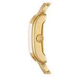 Tory Burch Eleanor White Dial Tri Tone Steel Strap Watch for Women - TBW1078 Buy Now By Tory Burch