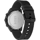 Hugo Boss Admiral Chronograph Black Dial Black Nylon Strap Watch for Men - 1513918 Authentic Buy Shop Now