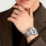 Maserati Velocità Chronograph Silver Dial Silver Steel Strap Watch for Men - R8873652006 Authentic Buy Shop Now