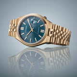 Citizen Tsuyosa 60 Automatic Blue Dial Rose Gold Steel Strap Watch for Men - NK0023-57L Authentic Buy Shop Now
