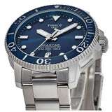 Tissot Seastar 1000 Powermatic 80 Blue Dial Silver Steel Strap Watch for Men - T120.407.11.041.03 Authentic Buy Shop Now