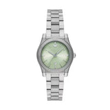 Emporio Armani Federica Mint Green Dial Silver Steel Strap Watch for Women - AR11656 Buy Now By Emporio Armani