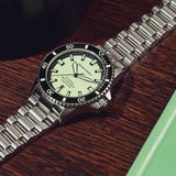 Emporio Armani Sea Explorer Yellow Dial Silver Steel Strap Watch for Men - AR60083 Buy Now By Emporio Armani