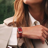 Tissot SRV Red Dial Red Leather Strap Watch for Women - T160.110.16.423.00 Authentic Buy Shop Now