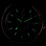 Maserati SFIDA Black Dial Two Tone Steel Strap Watch for Men - R8853140009 Authentic Buy Shop Now
