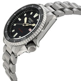Seiko 5 Sports SKX Automatic Black Dial Silver Steel Strap Watch for Men - SRPL85K1 Authentic Buy Shop Now