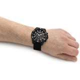 Hugo Boss Admiral Chronograph Black Dial Black Nylon Strap Watch for Men - 1513918 Authentic Buy Shop Now