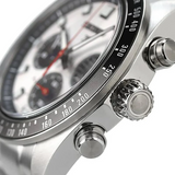 Seiko Prospex Speedtimer Solar Chronograph Silver Dial Silver Steel Strap Watch for Men - SSC911 Buy Now By Seiko